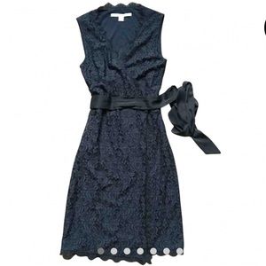 Diane von Furstenberg Julianna Lace Wrap Dress